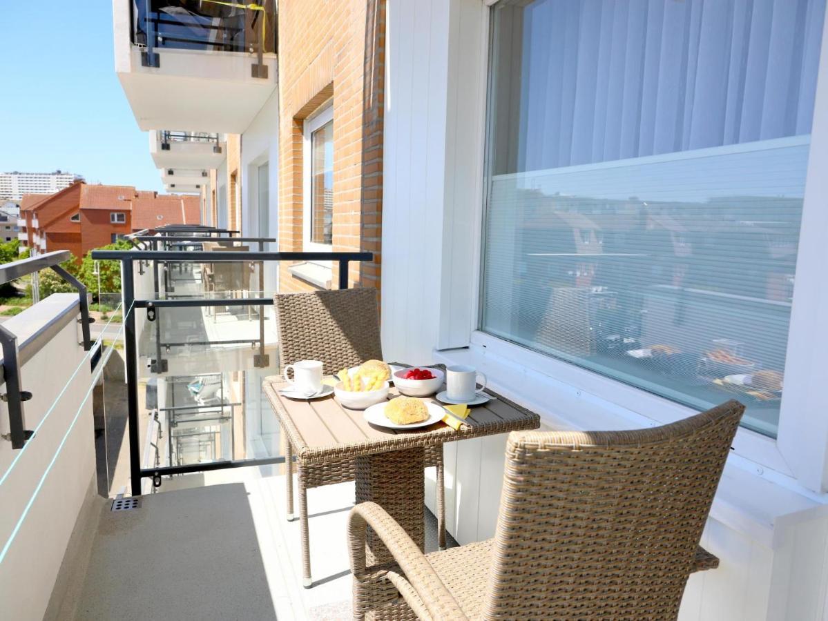 Einfaches 2-Zimmer-Appartement mit Balkon. Westerland Exterior foto